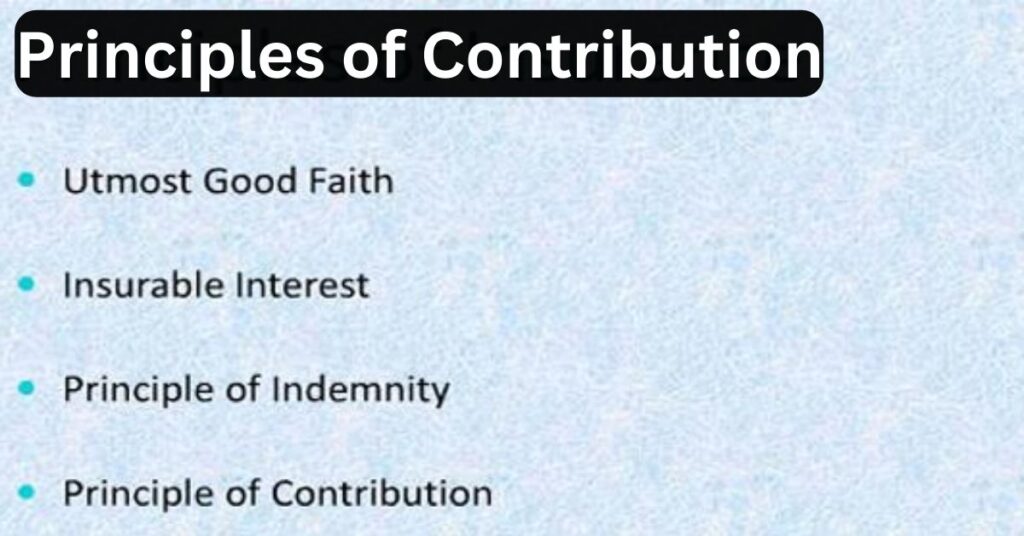 Principle of Contribution